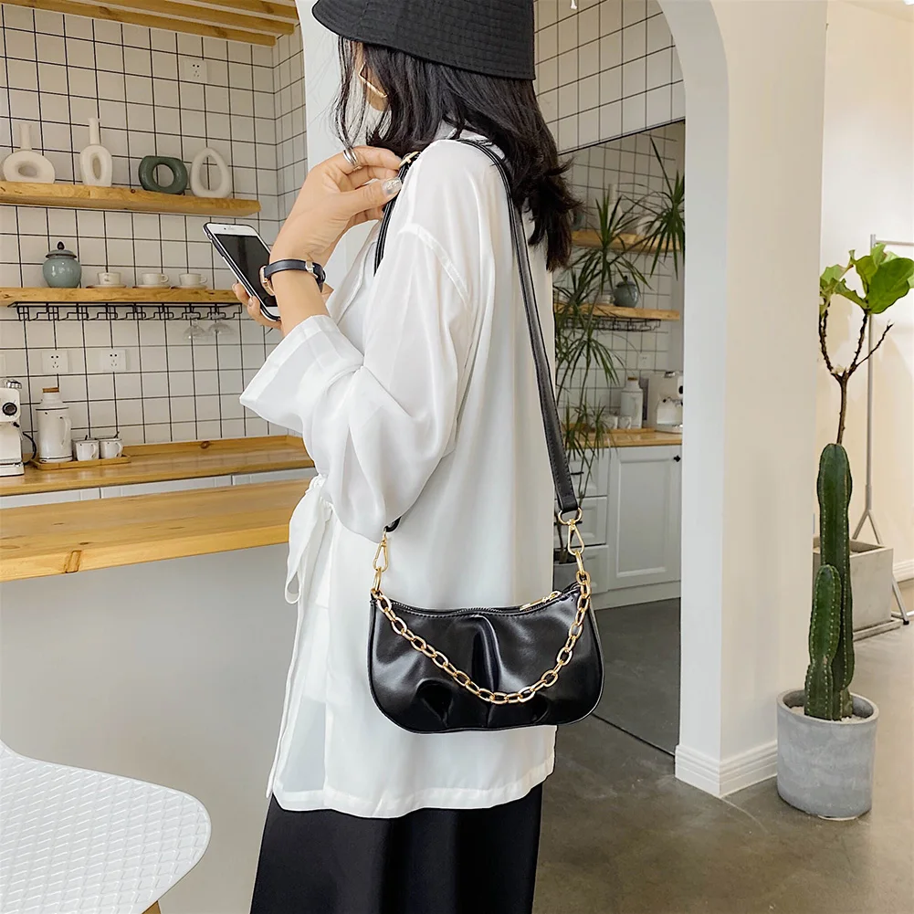 

Youth Ladies Small Square Bag Women Pure Color Casual Hobo Shoulder Bags Leather Crossbody Messenger Handbags