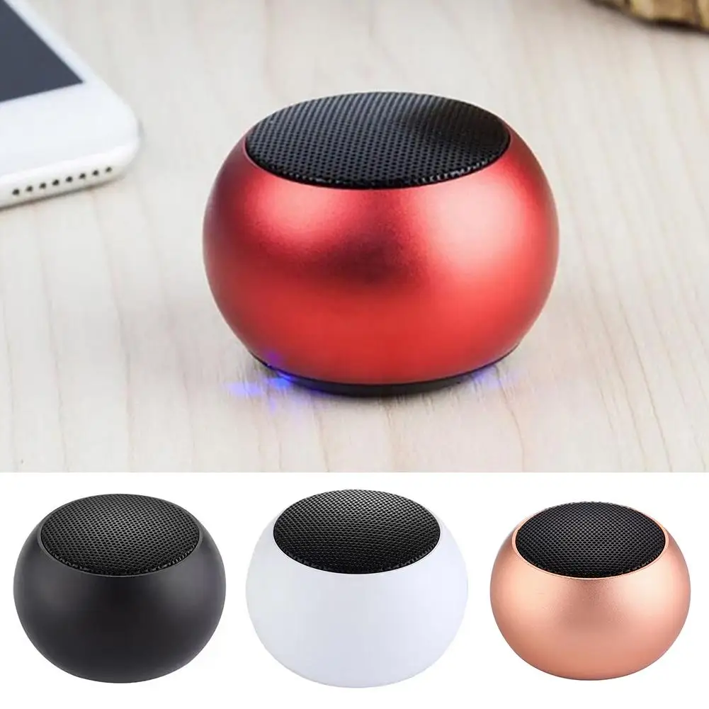 Мини портативный металлический TWS музыкальный плеер с Bluetooth однотонный громкий