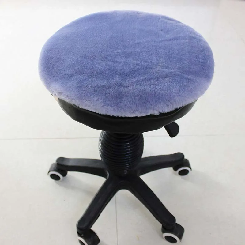 Подушка на спинку сиденья из искусственной шерсти Круглый квадратный коврик для