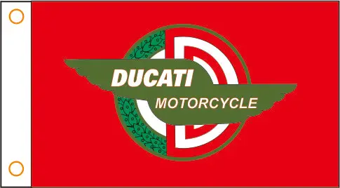 

Флаг на заказ, флаг для мотоцикла Ducati 3x5 футов, полиэстер