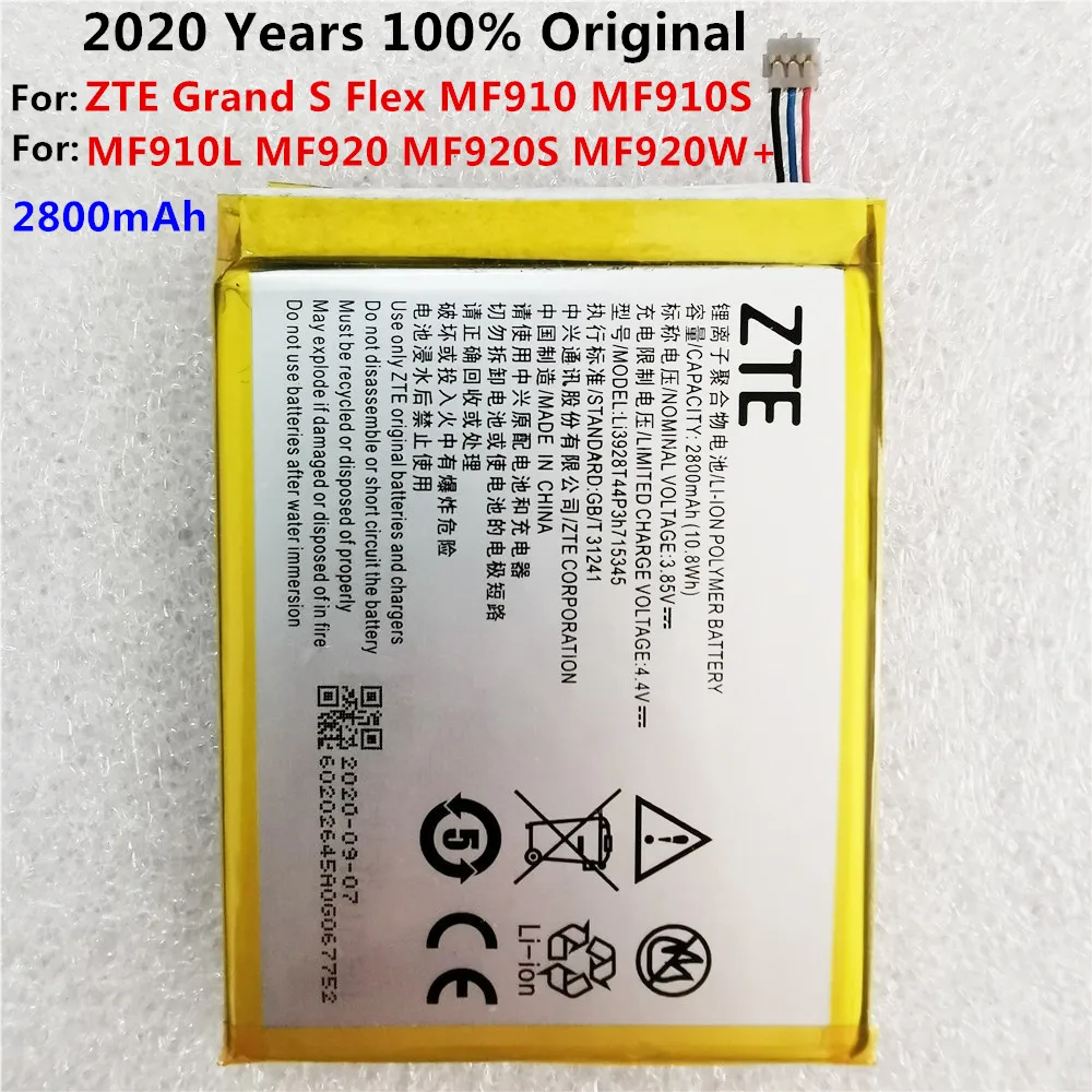 3 8 V 2800 мА/ч Li3820T43P3h715345 для ZTE MF910 MF910S MF910L MF910NL MF910V MF920 MF920A MF920S MF920TS MF920V MF920VS
