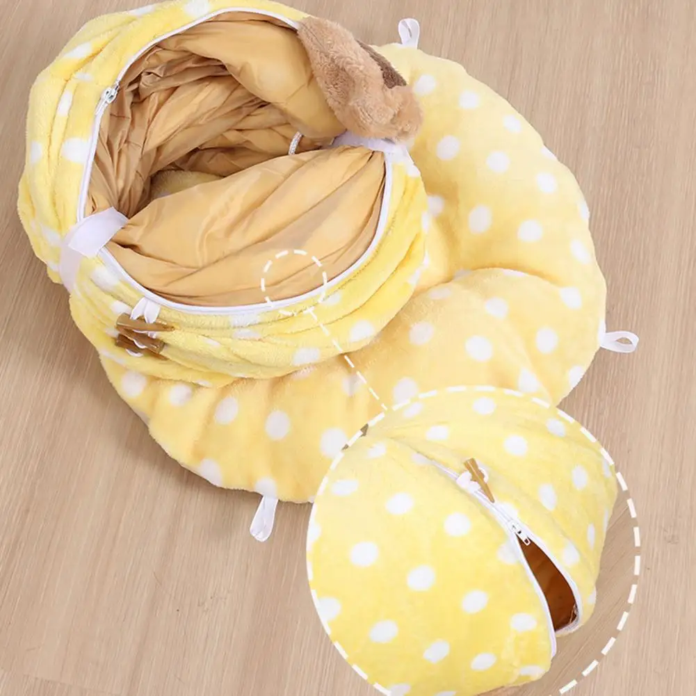 

Туннель для домашних животных, игрушечная кровать для кошек, туннельная игрушка для кошек, уютная туннельная игрушка для домашних животных