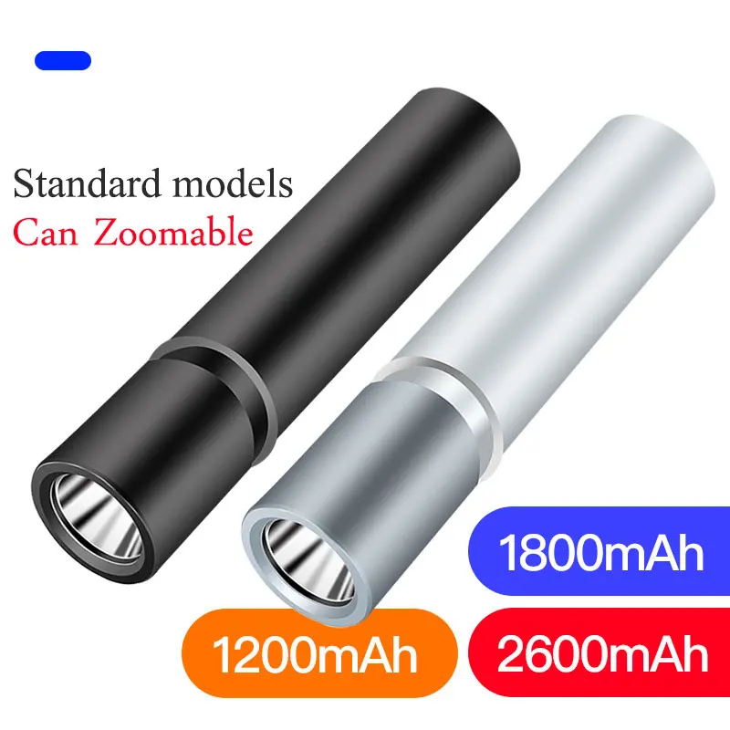 LED Outdoor Camping Mini Telescopic Zoom Flashlight Q5-T6 Strong Ligh USB Rechargable Portable Waterproof | Освещение