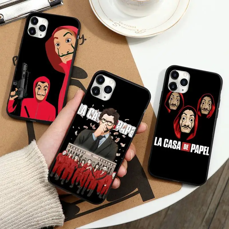 

Money Heist House Paper La Casa de papel Phone Case For iphone 12 11 13 7 8 6 s plus x xs xr pro max mini