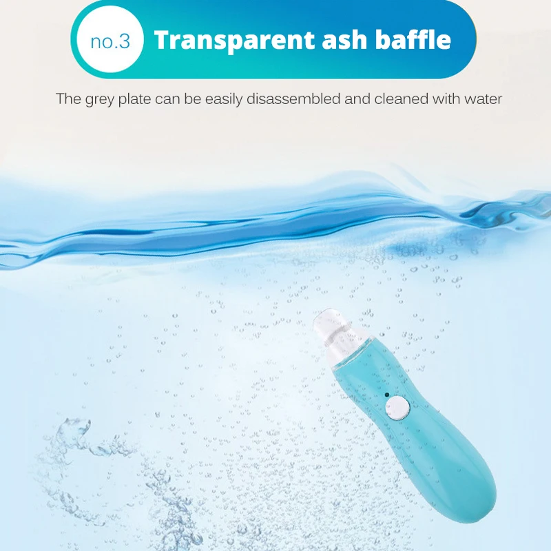 Recortador de u&ntilde;as el&eacute;ctrico para beb&eacute;, cortador de u&ntilde;as para beb&eacute; con carga USB, cuidado de u&ntilde;as para beb&eacute;, tijeras de manicura-4