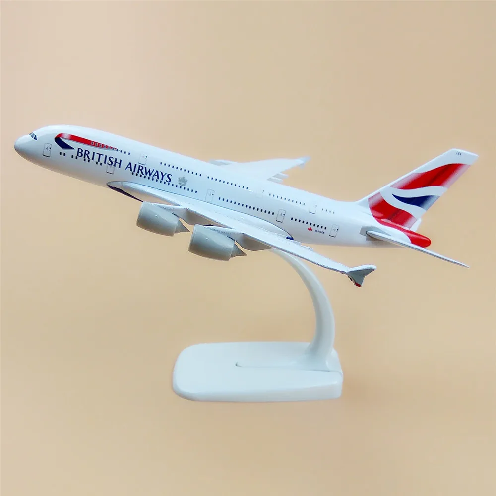 20 см Air British Airways A380 Airbus 380 Airlines модель самолета из металлического сплава с