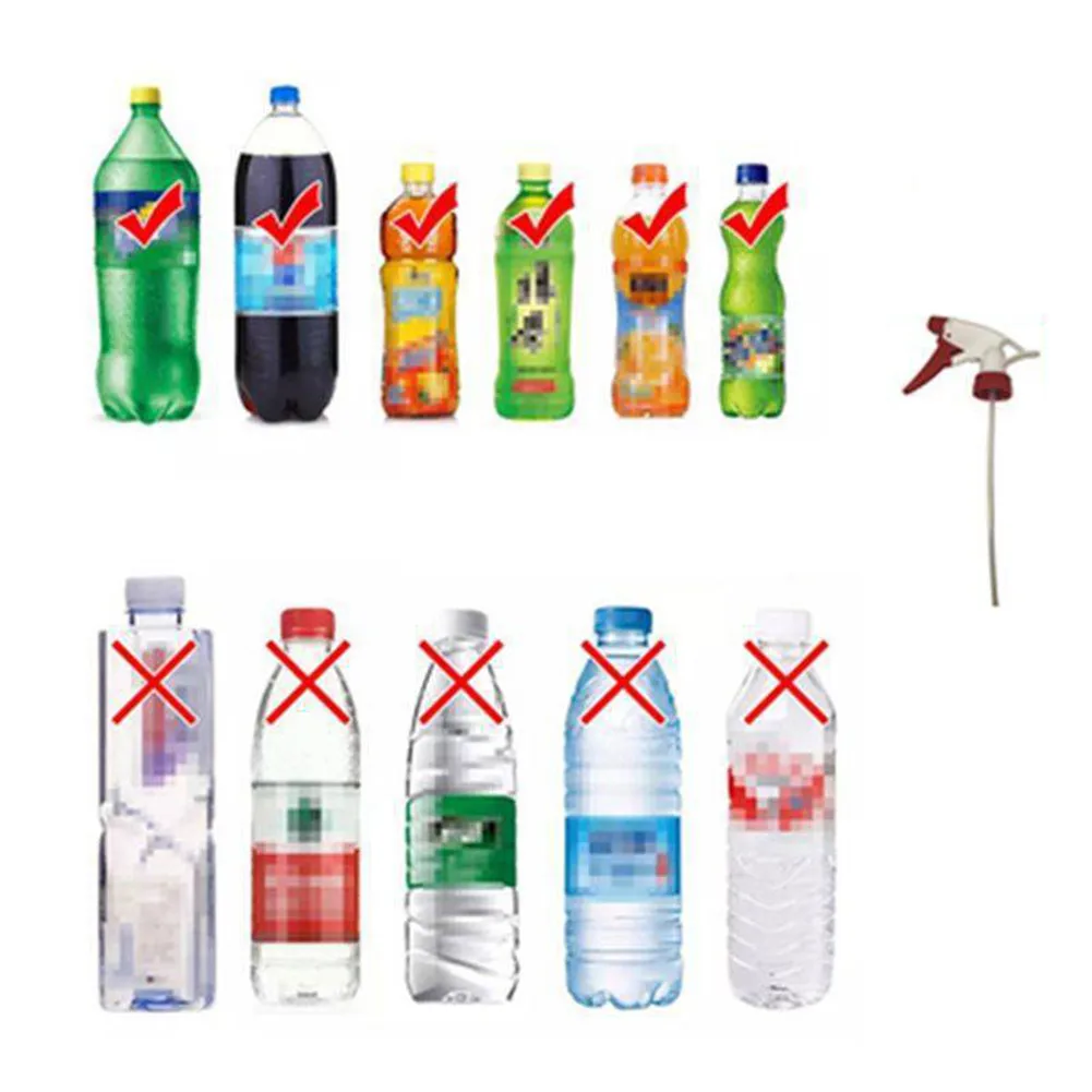 

10Pcs Spray Bottle Replacement Mist Spray Nozzle Trigger Sprayer Head Tops Bottle Household Car Accessories Random Color
