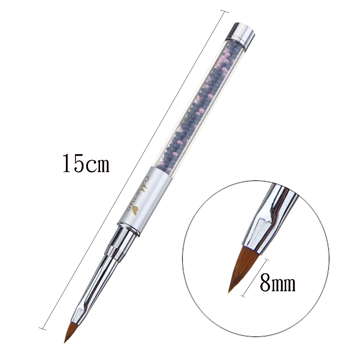 Monja 9 видов стилей дизайн ногтей Стразы ручка лайнер кисть лак для градиентная