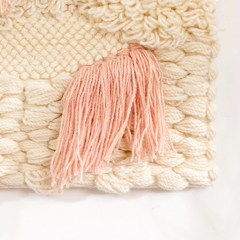 Новинка настенный гобелен из макраме в стиле бохо с узелком и кисточкой богемные