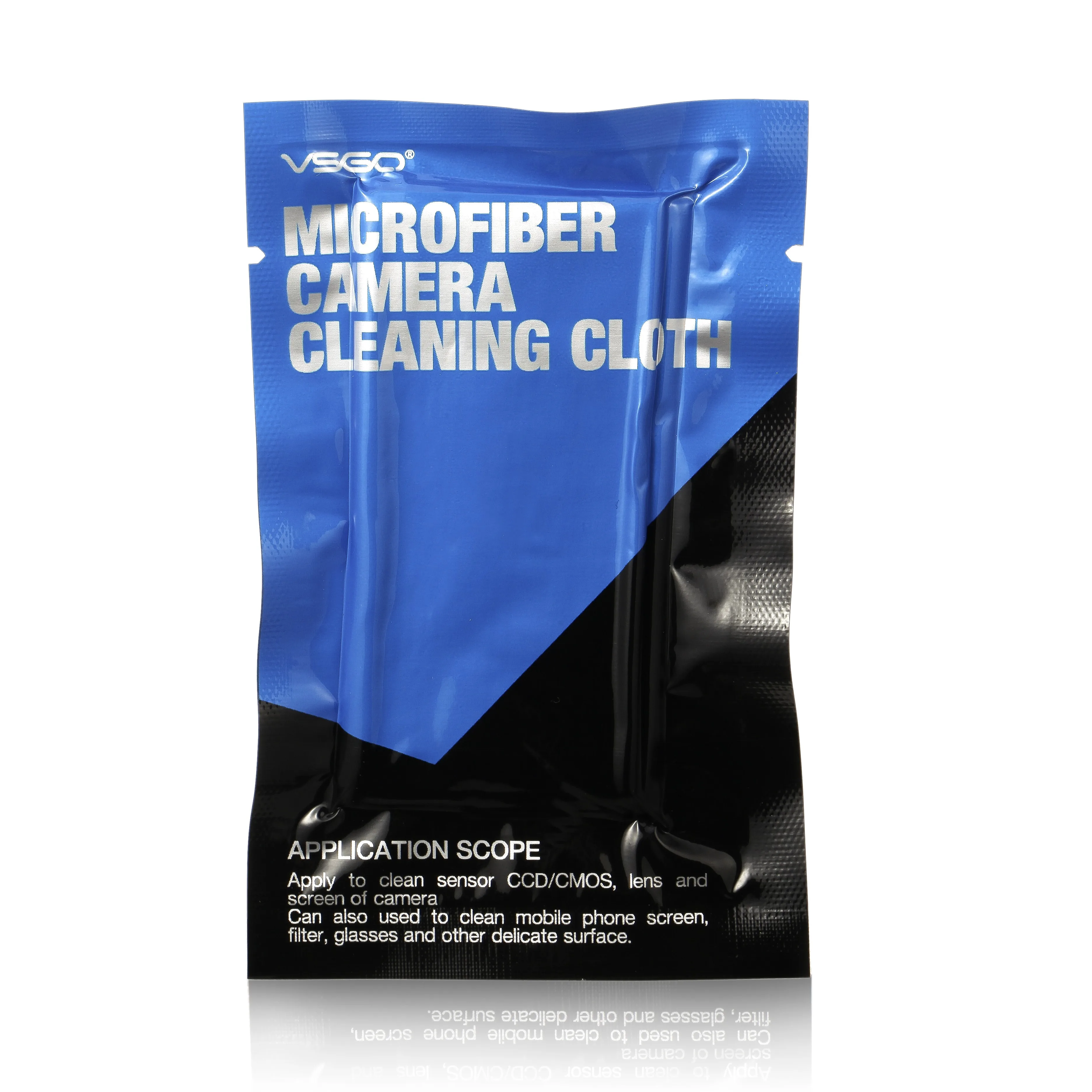

VSGO Microfiber Cleaning Cloth Individual pack 10*10CM CCD CMOS Cleaning Cloth for Camera Lens Screen Phone Glasses Bulk Pack