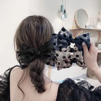 36 korean style hairpin headbands polka dot bow hair tie new style polka dot bow head rope ladies trendy hair accessories
