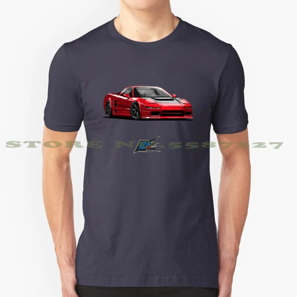 

Nsx Red Black White Tshirt For Men Women Cars Vehicle Auto Automotive Vector Legend Jdm Japan Wheels Car Race Racing