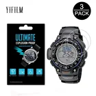 3 предмета в комплекте 5H изготавливаемая по нанотехнологии взрывобезопасная Экран Защитная крышка для объектива с оптическими зумом Casio SGW-1000 SGW-450H SGW100 SGW-300 300H 500H 600H Для мужчин, мужские часы, Экран пленка