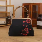 Новинка 2021, деревянная ручная сумка в японском стиле с цветами, женские сумки, винтажная сумка с замком, женская сумка через плечо, цепочка 120 см