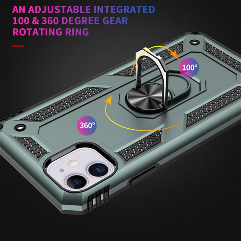 Автомобильный магнитный держатель для колец чехол телефона Iphone 11 Pro Max 7 8 6 6s Plus XR XS