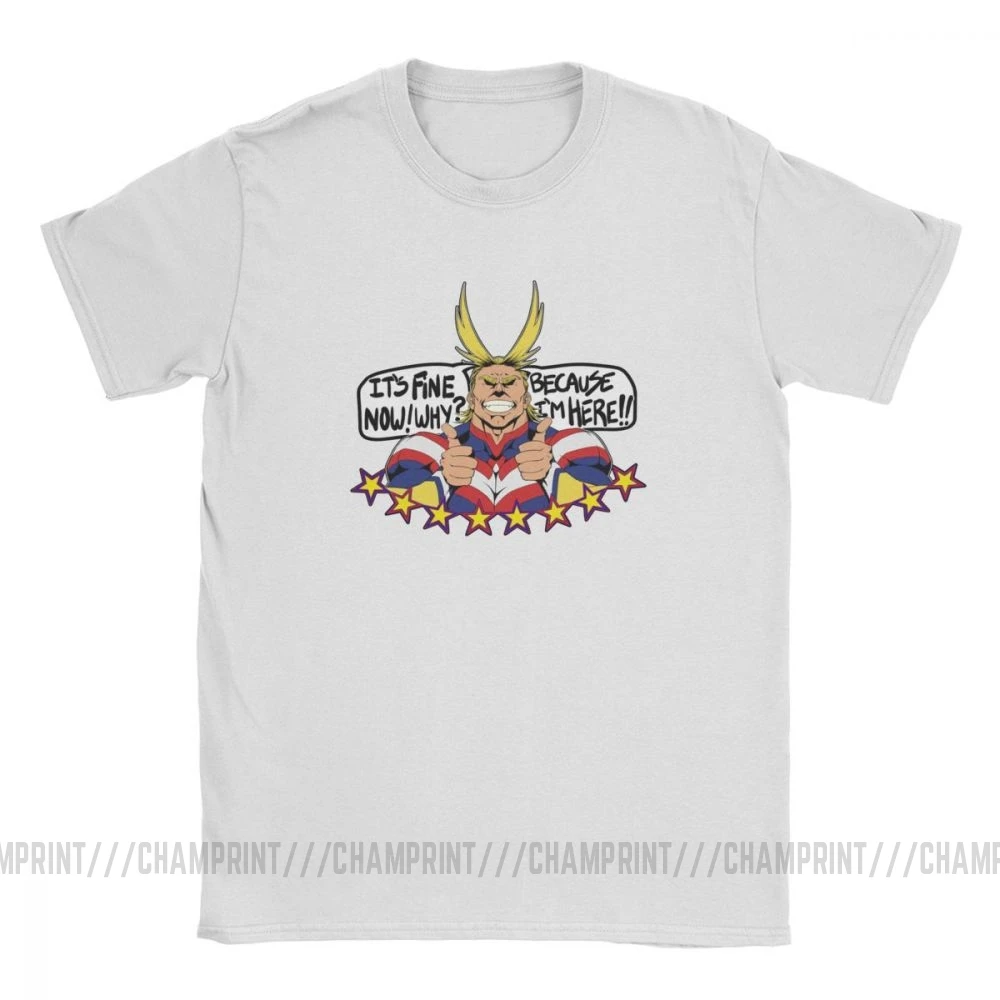 Все возможно здесь мой герой футболка для мужчин Boku без аниме удивительный