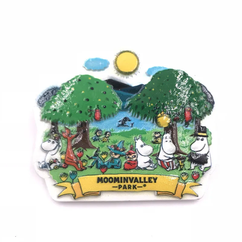 Мир туризма Сувенирный плоский магнит на холодильник Творческий смолы Москва