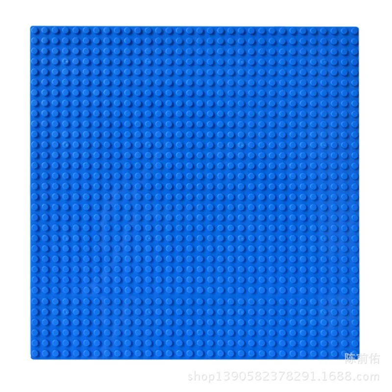 Синий Hilittlekids DIY игрушки маленькие блоки Строительные DIY опорная плита 32*32 пластины основания размер 25*25 см Игрушки совместимы с Лего кирпич - Цвет: Синий