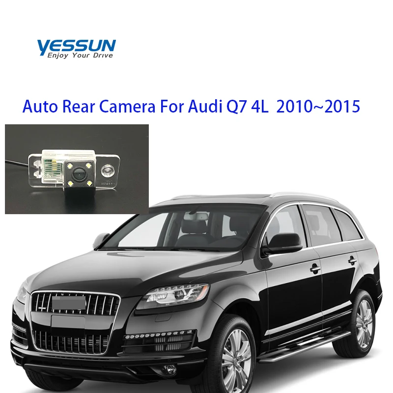 

Yessun rear view camera For Audi Q7 4L 2010~2015 CCD night view license plate camera/1280*720P rear camera/trajectory dynamic
