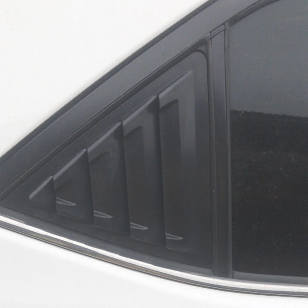 

2Pcs For Toyota Corolla 2014-2018 Rear Side Vent Window Scoop Louvers Cover Trim Car Styling Car Trim For Corolla Accessories