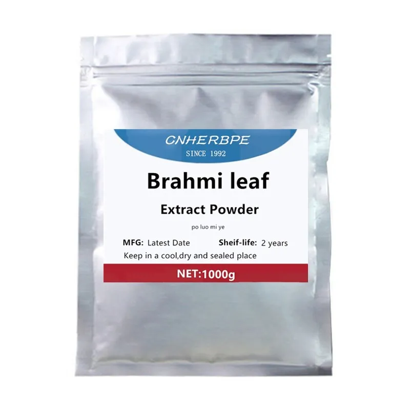 50-1000g100% Pure Natural Organic Brahmi Extract Powder,Po Luo Mi Ye,Brain Health Supplement/Bacosides,Free Shipping