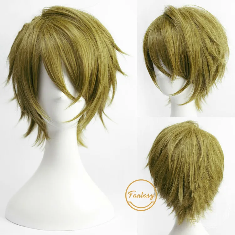 Термостойкие синтетические короткие парики для косплея Takamine Midori с изображением