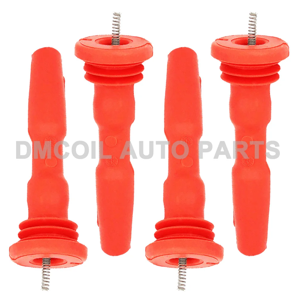 Резиновые ботинки с пружиной подключения катушки зажигания 4 шт. Свеча для AUDI A3