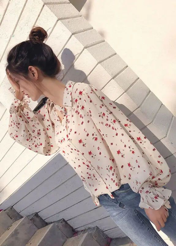 

Women Summer Chiffon Top Plus Size Shirt Casual Loose Tops Blouse