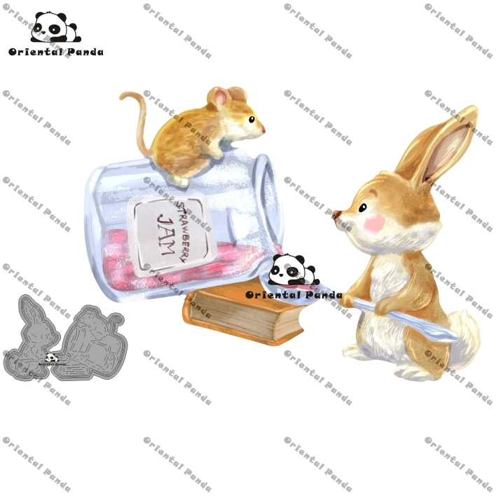 Новинка 2020 металлические штампы в виде кроликов кемпера фургона сделай сам для