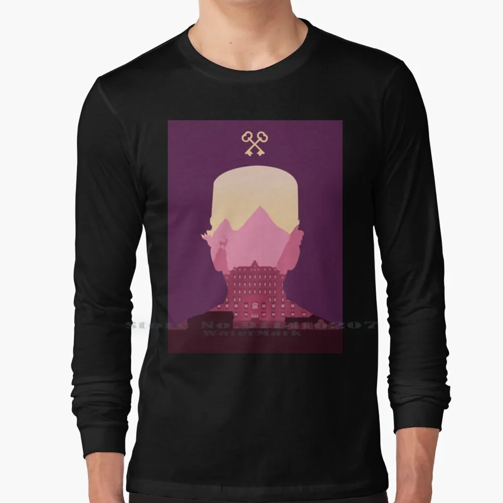 

Zero - Minimalist Silhouette Style - Movie Art - Grand Budapest T Shirt 100% Pure Cotton Movie Film Tv Silhouette Films Wes Ande