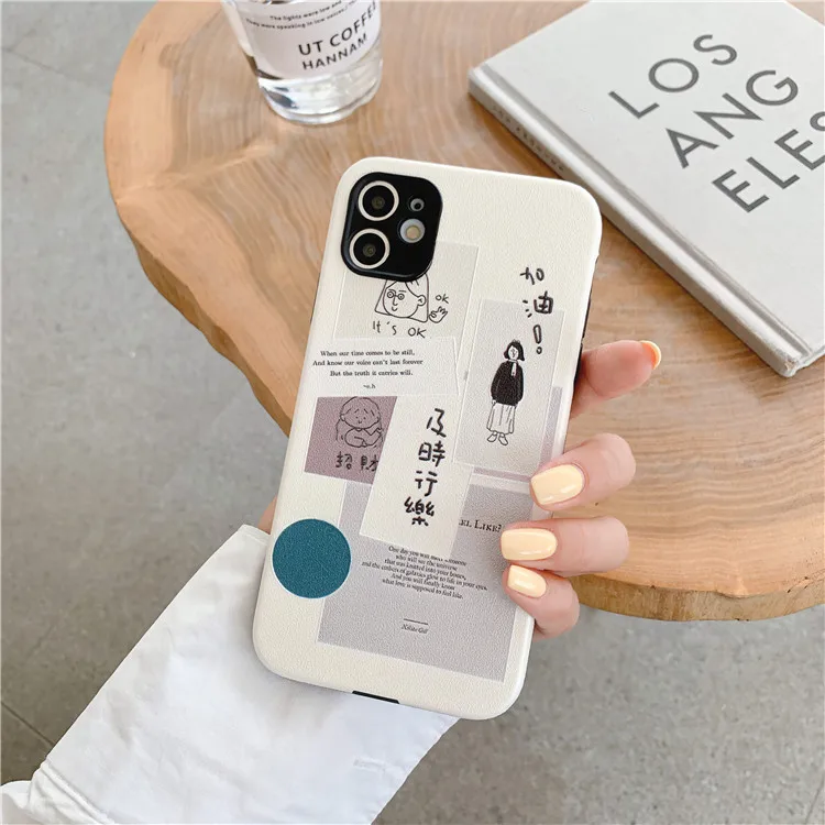 Чехол для телефона с граффити в стиле ретро девочек милый мягкий силиконовый