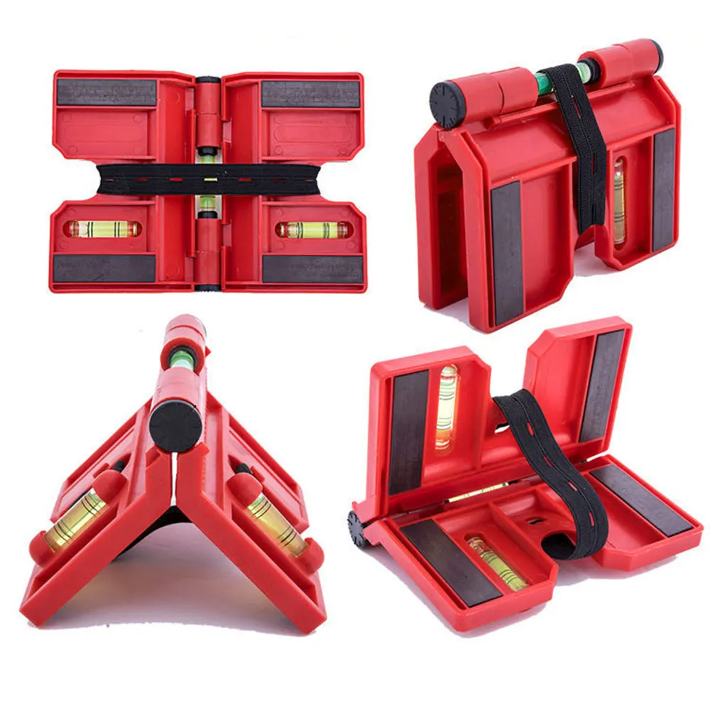 

Red Angle Ruler Goniometer Measuring Ruler Horizontal Ruler Student Measure Tool Metalworking Sturdy Practical Durable