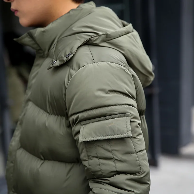 

New Mens Warm Long Coats Lady Cotton Warm Jacket Padded Coat Hooded Parkas Coat Winter Top Quality Overcoat Green Black Size 3xl
