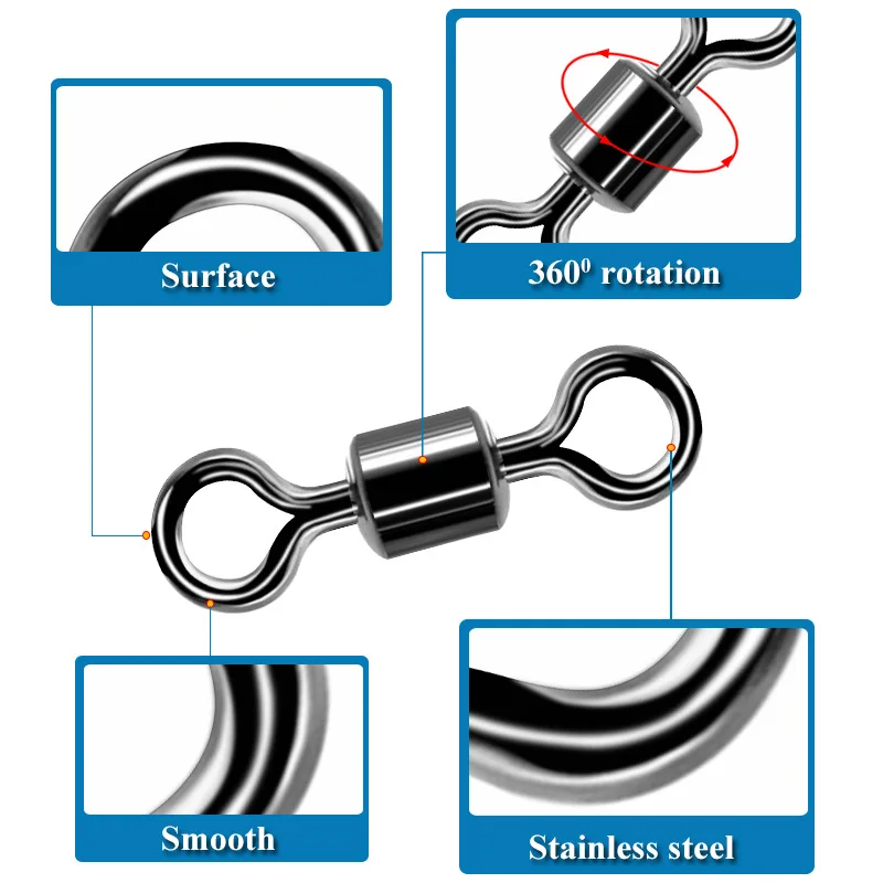 100 шт. подшипники для морской рыбалки | Спорт и развлечения