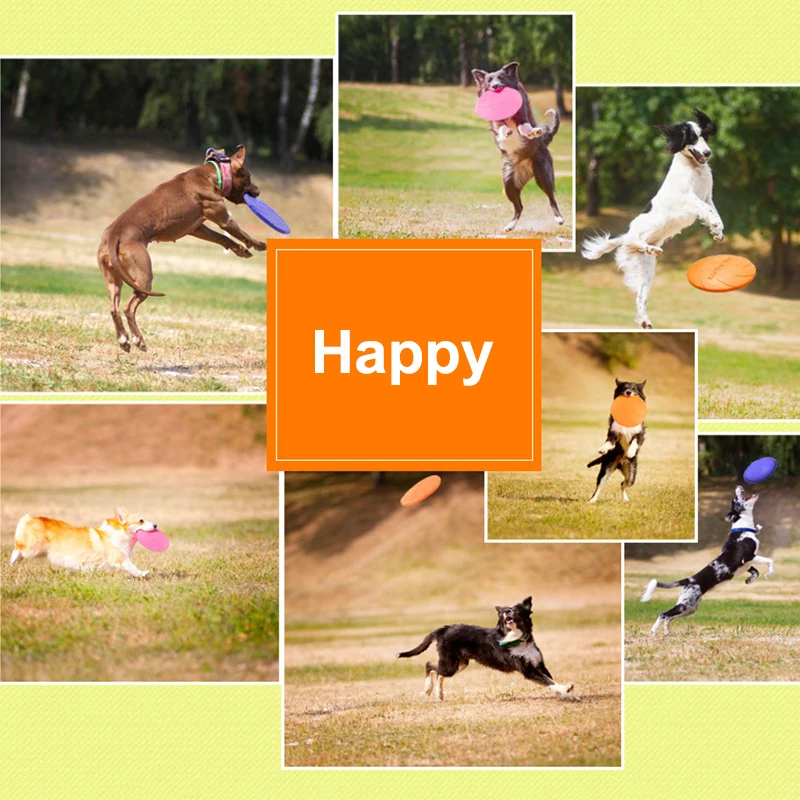 Гонконг собака игрушка 22 см летающие диски для больших собак нетоксичный