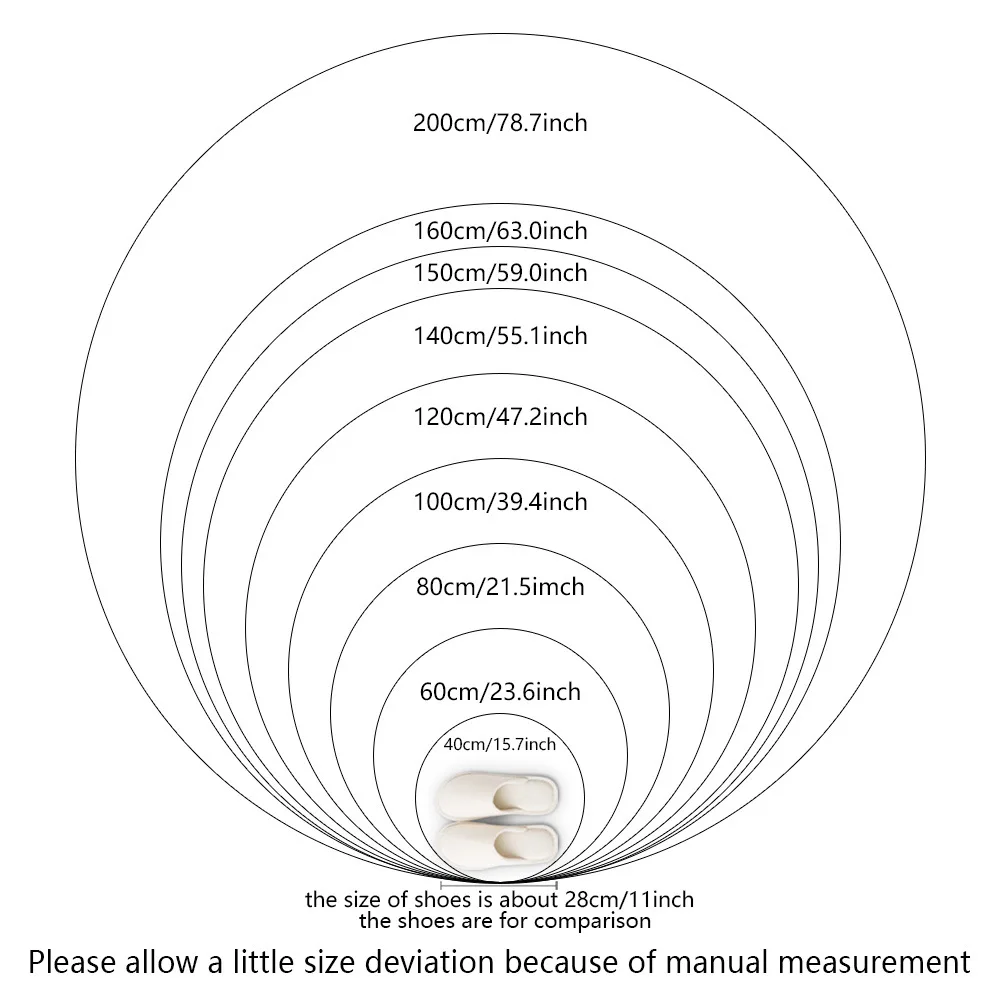 Персидские этнические круглые коврики винтажные геометрический Коврик для