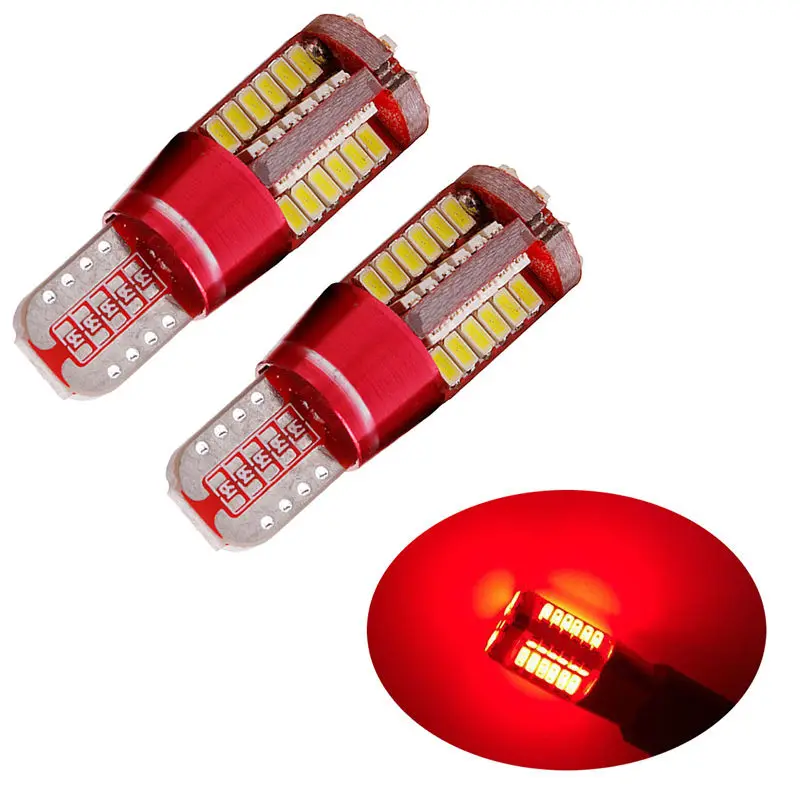 2 шт. T10 T15 168 192 2825 W5W W16W 57smd led CANBUS без ошибок Авто Обратный светильник противотуманная лампа задний указатель поворота
