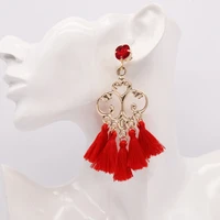 2022 new bohemian earrings for women tassel earrings long drop earrings statement fashion wedding jewelry accessories gift