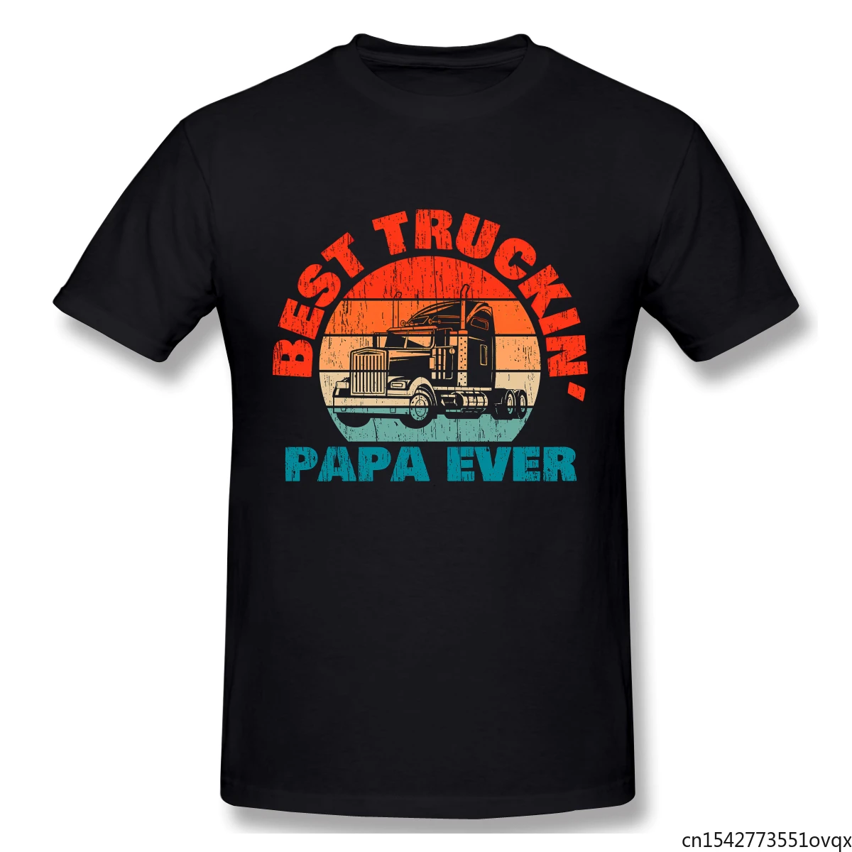 

Happy Fathers Day Dad Travel Load Apparel Truckin Papa Ever Truck Daddy Apparel Tshirt Man T Shirt
