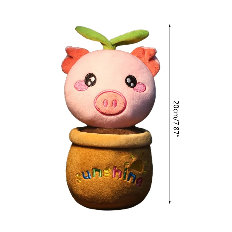 

50LE 20cm/8inch Plush Pillow Cartoon Stuffed Animal with Soft Smooth Touch Feeling