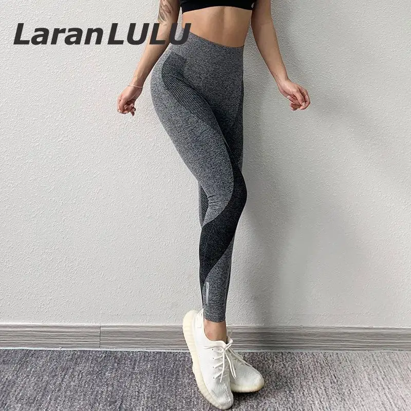 Women Ombre Vital Seamless Leggings High Waisted Yoga Pants Gym Sport Butt Slim Stretch Running Tights Sexy Push Up | Спорт и
