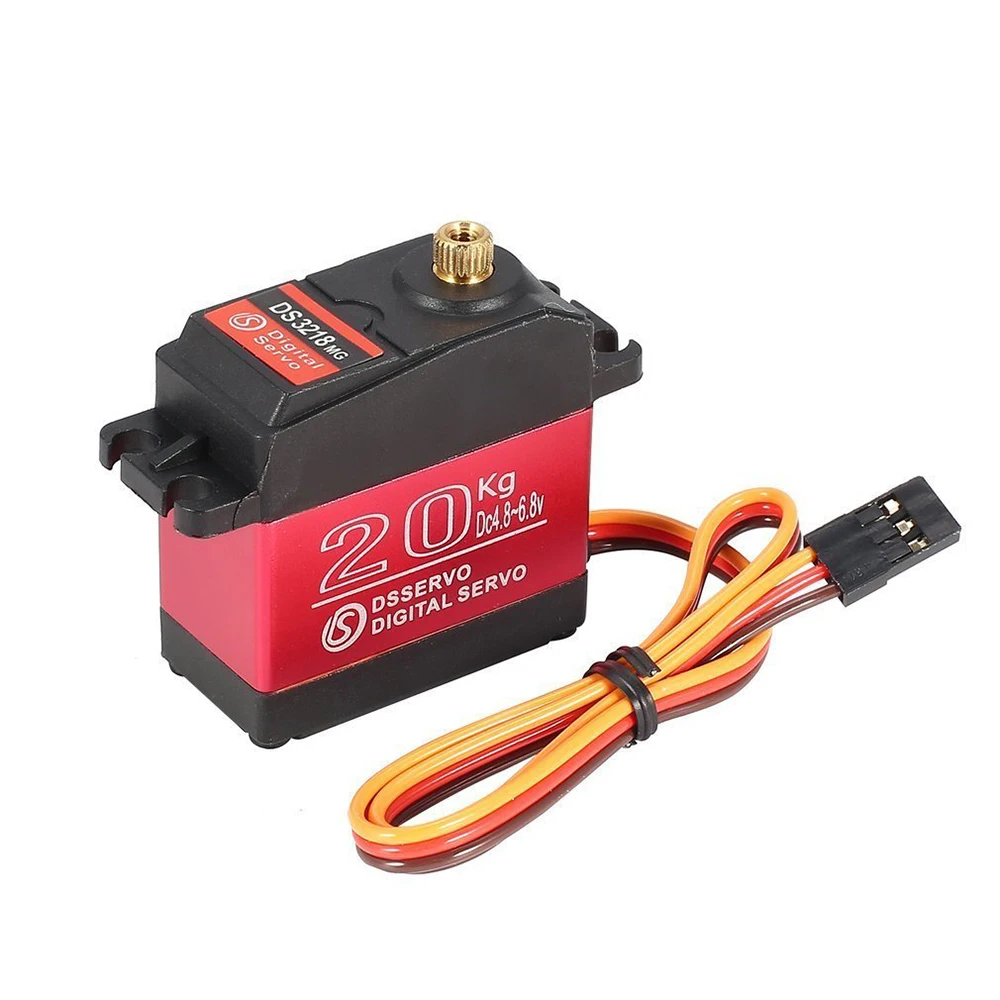 Новый DSSERVO DS3218MG 20 кг металлическая передача цифровая сервомеханизм рулевого