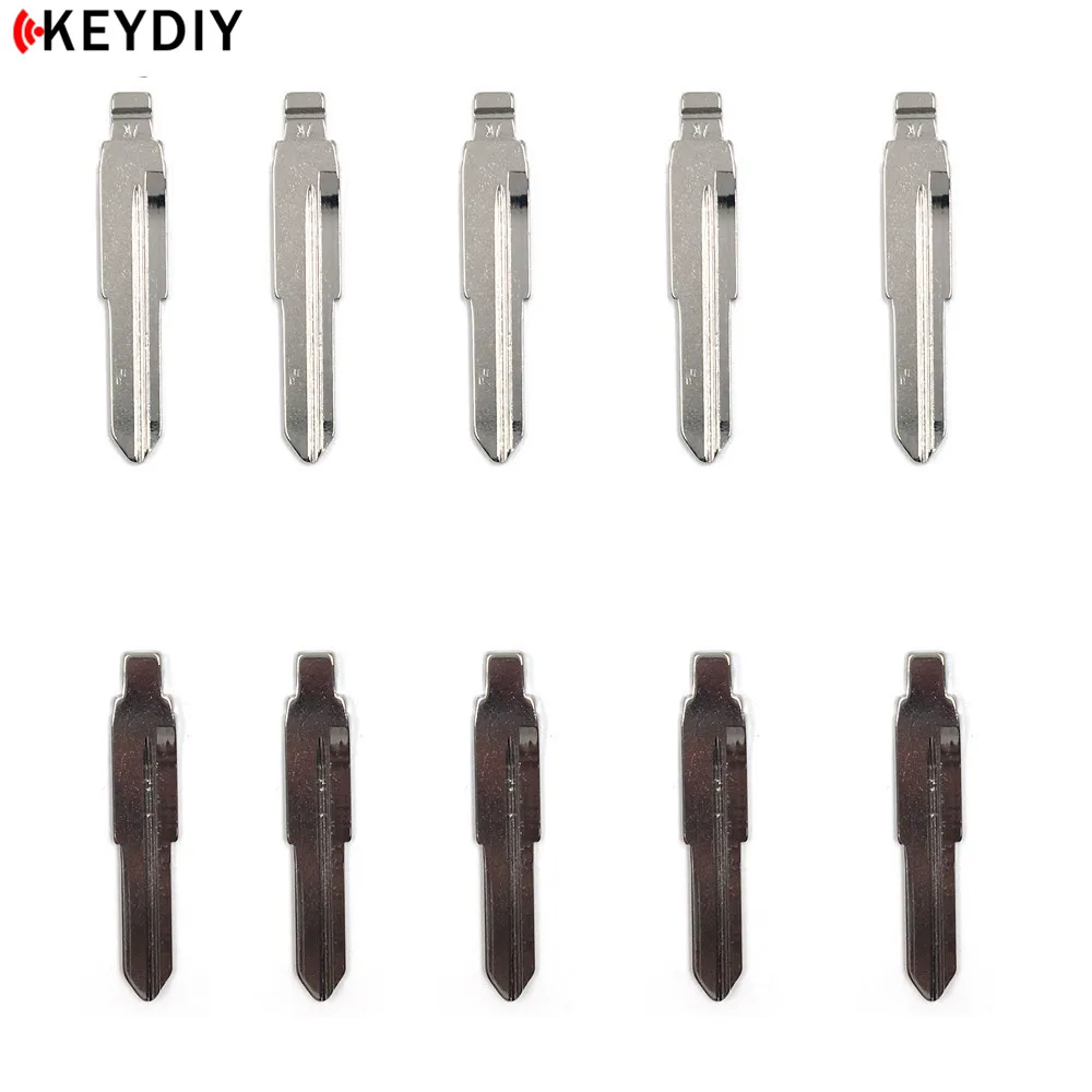 Запасной ключ KEYDIY 10 шт./лот металлический пустой откидной KD/JMD/VVDI дистанционное