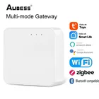 Умный шлюз Tuya ZigBee, многорежимный сетевой хаб с поддержкой Bluetooth для Tuya Smart Life, с голосовым управлением через приложение Alexa Google