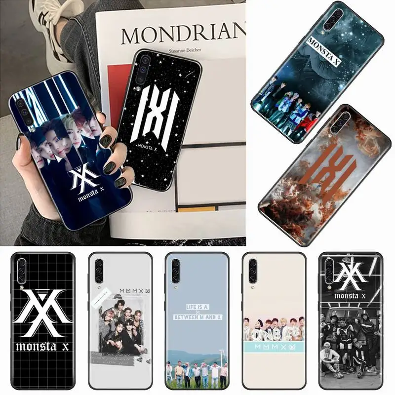 

Monsta x kpop boys group Phone Case For Samsung galaxy A S note 10 12 20 32 40 50 51 52 70 71 72 21 fe s ultra plus