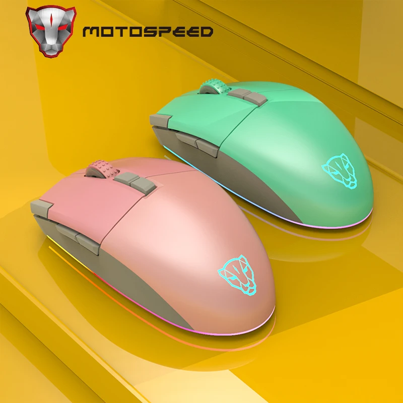 

Новинка, Женская игровая мышь Motospeed, компьютерная мышь V200
