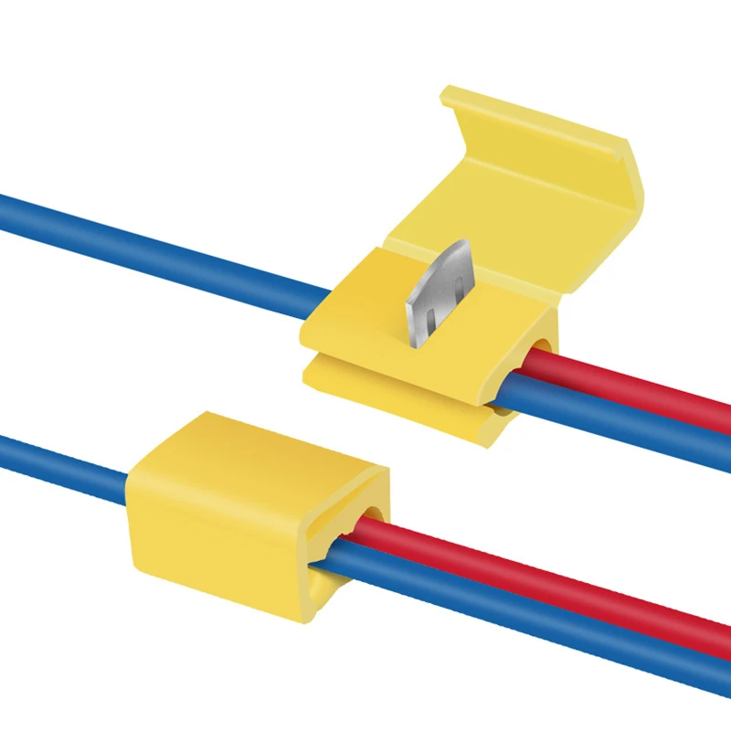 

10PCS/20PCS Wire Connector Scotch Lock Snap AWG22-10 Without Breaking Cable Insulated Crimp Quick Splice Electrical Terminals