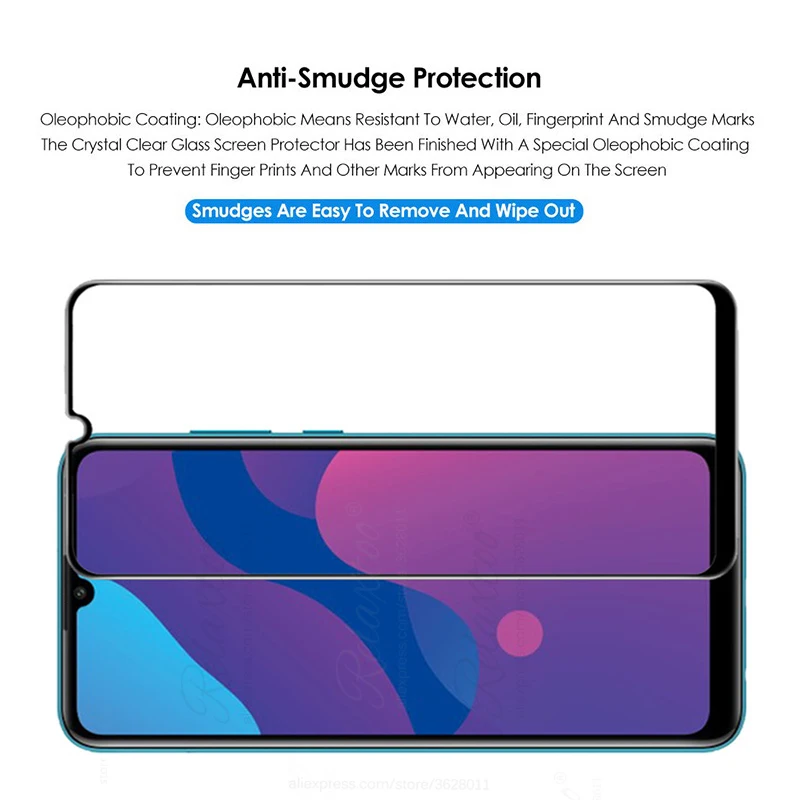 Full cover tempered glass For Huawei Honor 9A Screen Protector on honor9 a a9 honor9a moa-lx9n Protective Film display Glas 9H | Мобильные