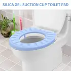Nordic сиденья для унитаза чехлы из мягкого силикона моющиеся Туалет крышка Универсальный Коврик для унитаза сиденье Чехол Аксессуары для ванной комнаты