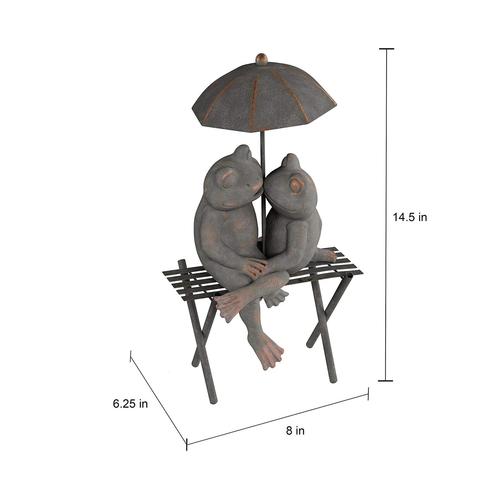 

Simulation Frog Couple Resin Craft Decorative Durable Statue Home Decoration Wedding Gifts, Wedding Anniversary Gift